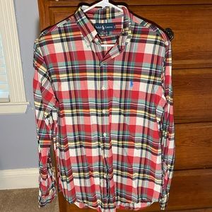 Polo Ralph Lauren plaid button down shirt